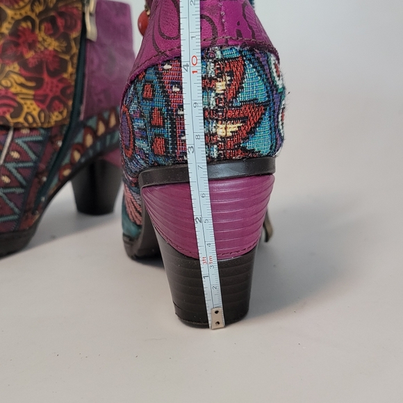 Genuine Leather Ankle Boots Women Shoes Bohemian Splicing Zip Handmade Spring Au - Picture 6 of 6